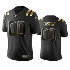 Miesten Indianapolis Colts NFL Pelipaita Custom Golden Limited Musta